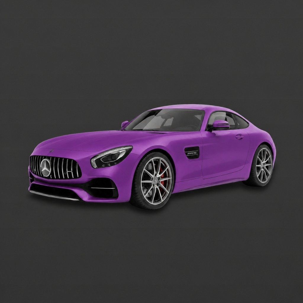 Full Body PPF coverage shown on a Mercedes AMG GT